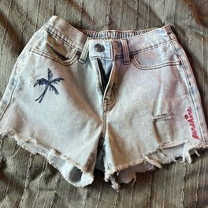 Aerie denim shorts